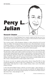 Percy Julian Quotes