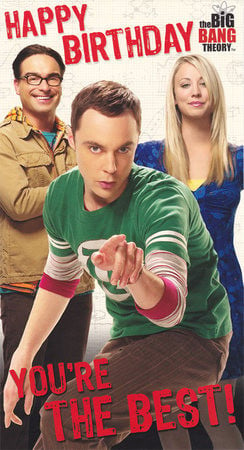 The Big Bang Theory - Happy Birthday Card
