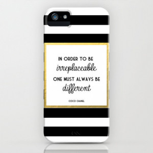 Coco Chanel Quote Cell Phone Case