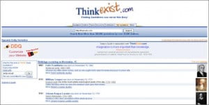 the ThinkExist.com Quotations website offers more than 300,000 quotes ...