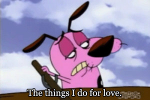 ... cartoon network courage the cowardly dog courage ctcd animated GIF