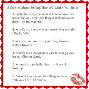 Quotes about Smiling That Will Make You Smile