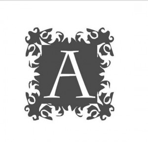 INITIAL MONOGRAM Vinyl Wall Lettering Wall by MorningWoodStudio, $13 ...