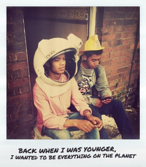 rizzle kicks. when i was a youngster.