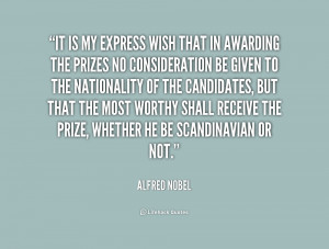 Alfred Nobel Quotes