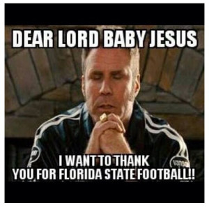 Thank you for Florida State football