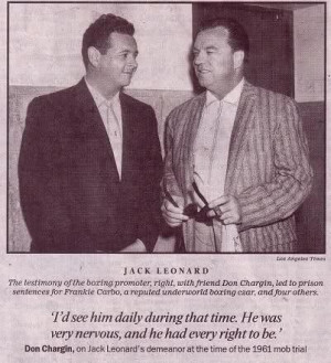 Jack Leonard, 89; fight promoter who took on mob boss