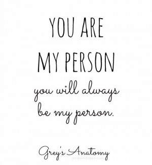 You're my person. Grey's Anatomy. Cristina and Meredith's friendship ...