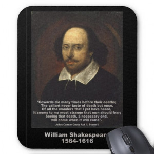 julius caesar quotes william shakespeare quote julius caesar mouse pad ...