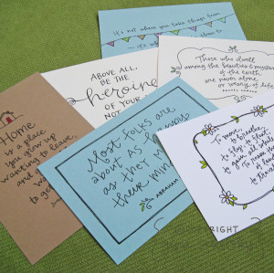 ... : One Year Subscription - Quote of the Month Club from lettergirl