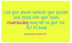cheer is my life more cheer stuff team cheerleading cheer quotes ...
