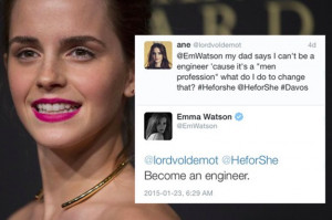 Emma Watson Gave Young Women Inspiring Advice About Gender Equality On ...