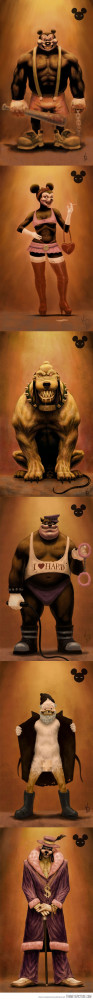 Funny photos funny Disney characters evil bad