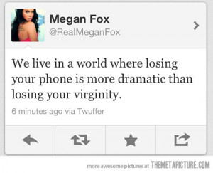Funny photos funny Megan Fox quote Twitter