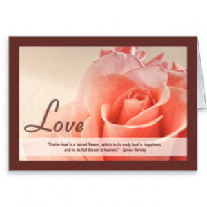 Christian Valentine’s Day Card with Quote Greeting Card