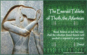 Preface to the original The Emerald Tablets of Thoth The Atlantean