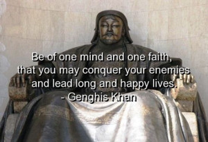Genghis Khan Famous Quotes