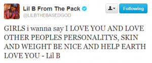 Lil B tries his best to put passion, not only in his music, but in his ...