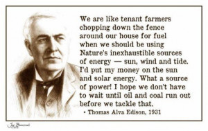 Edison on Solar, in Conversation with Ford & Firestone (BHAG Clue)