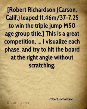 Robert Richardson - [Robert Richardson (Carson, Calif.) leaped 11.46m ...