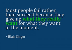 Blair Singer's Quote