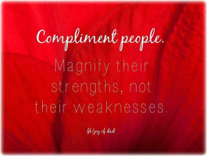 Compliment People