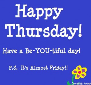 Happy Thursday
