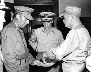 ... admiral chester w nimitz usn center and admiral william f halsey usn