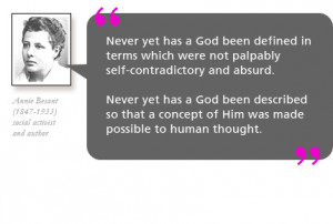 God been defined in terms which were not palpably self-contradictory ...