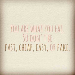you are what you eat. Take your vitamin, exercise and feed your spitit ...