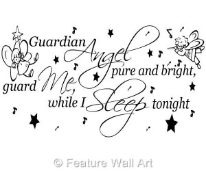 Guardian-Angel-Nursery-Rhyme-Quote-Vinyl-Wall-Art-Decal-Sticker-WA0330