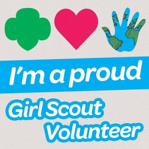 proud Girl Scout Volunteer