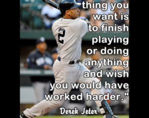 Baseball Poster Derek Jeter Yankees Fan Photo Quote Wall Art Print 5x7 ...