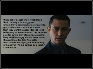 ... fellow orphan, this quote from The Dark Knight Rises really hit me