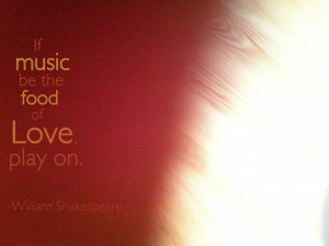 ... Love » Love Music Quote About Food And Love With Music In Red Theme