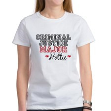 Criminal Justice Major Hottie Women's T-Shirt for