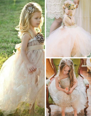 country style flower girl dresses