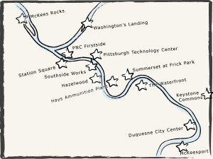 Carnegie Mellon University Pittsburgh Map