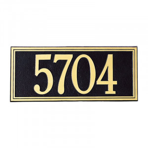 ... Products 6106 Personalized One Line Estate Double Line Address Plaque