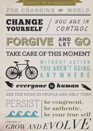 Gandhi's top ten fundamentals for influencing change - you can make an ...