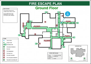 Building Fire Evacuation Plan