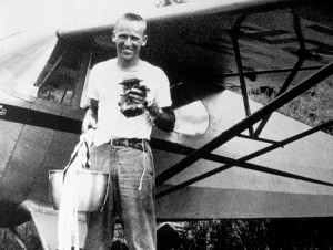 Nate Saint, a missionary to the Waorani tribe in Ecuador, among 5 ...