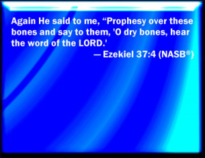 Ezekiel 37:4 Bible Verse Slides