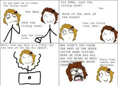 Household chores // funny pictures - funny photos - funny images ...