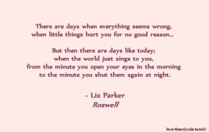 quote from Liz's journal.