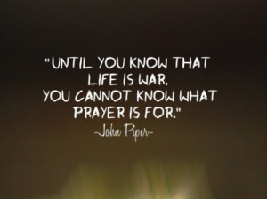 ... quote on the blog post from Beth Moore about the importance of prayer