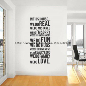 ... rule 2 Modern Wall Sticker, Vinyl Wall Quote Saying Decals 45x110cm