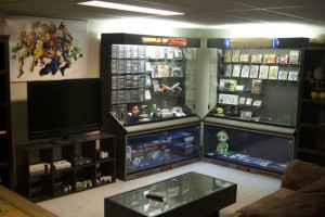 want a game room like this, where we can hook up all of our systems ...