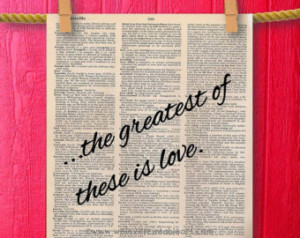 of These Is Love Bible Ver se Art Scripture Print Framed Quotes ...