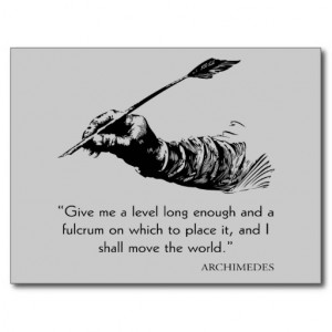 archimedes_quote_move_the_world_quotes_sayings_postcard ...